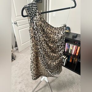 Bedo leopard print dress size small